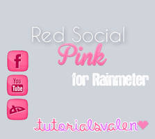 Red Social Rainmeter.