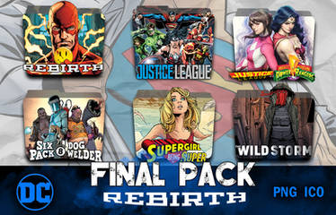 DC Rebirth MEGA FINAL Icon Pack v12