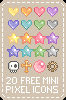 20 Free Mini Pixels