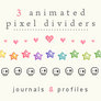 3 Animated Pixel Dividers