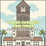 Power Rangers Time Force Clock Tower Playset