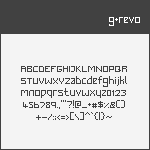 [g*revo] Pixel Font