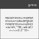 [g*revo] Pixel Font