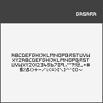 [gasara] Pixel Font