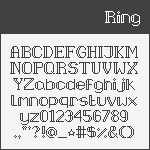 [Ring Pixel] Font