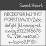 [Sweet Heart] Pixel Font