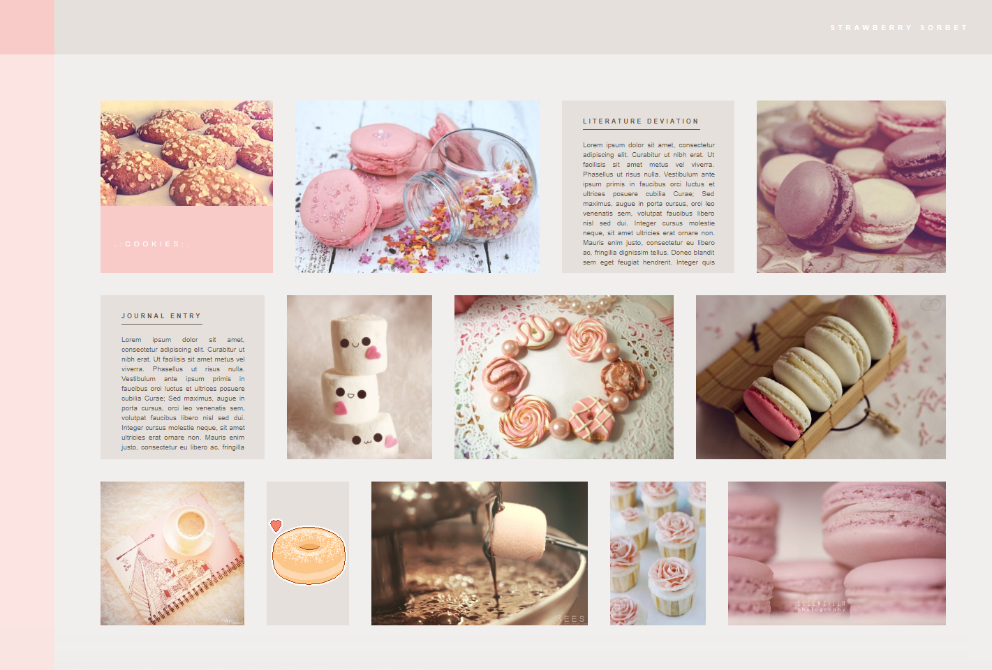 Strawberry Sorbet 2.0 Gallery CSS by Gasara