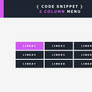 [03] Code Snippet - 3 Column Menu