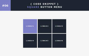 [06] Code Snippet - Square Button Menu