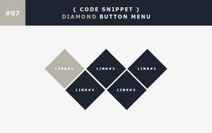 [07] Code Snippet - Diamond Button Menu