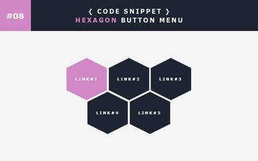 [08] Code Snippet - Hexagon Button Menu