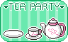 Tea party stamp by sosogirl123