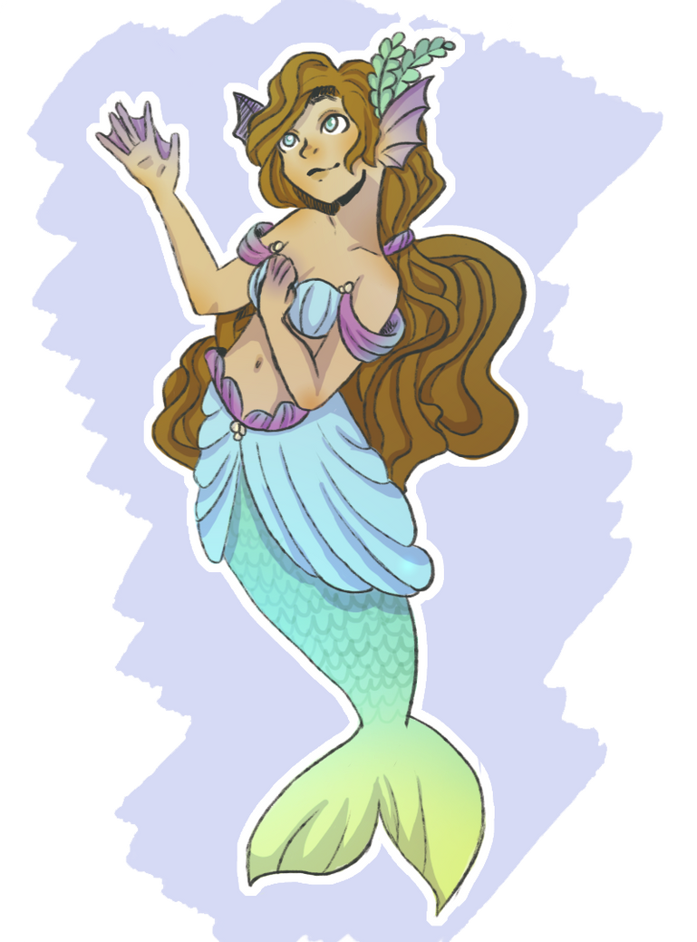 mermaid by MyukiThePotato on DeviantArt