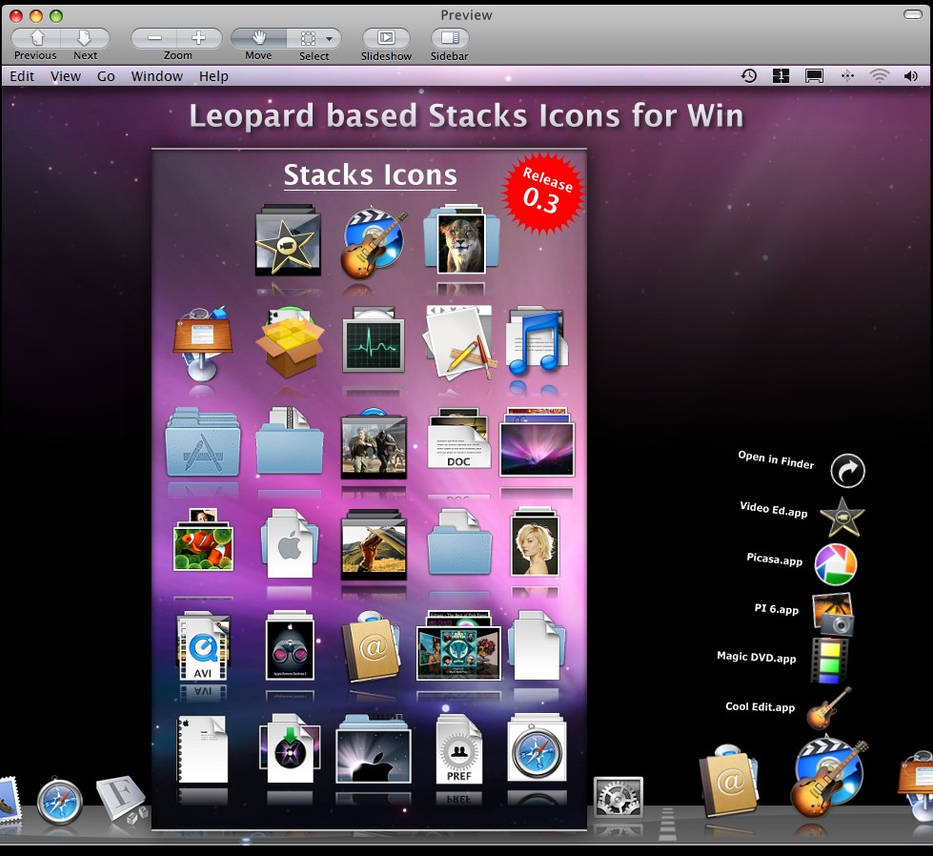 Stacks Dock Icons Updated by RaatsGui on DeviantArt