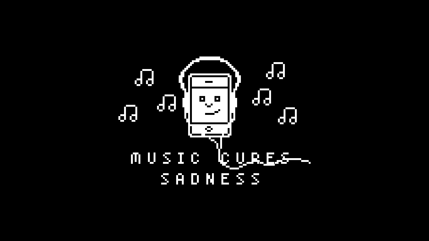 Music Cures Sadness Wallpapers