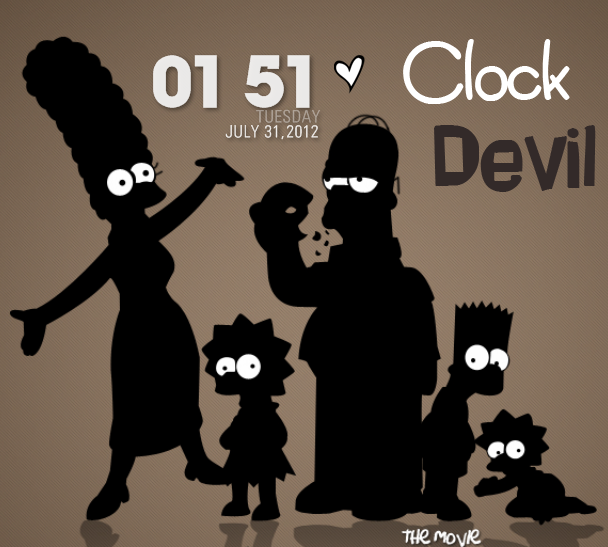 skin clock xwidget