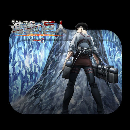 Wallpaper Shingeki No Kyojin Season 3 Folder Icon 2 By Keqn On Deviantart For iPhone