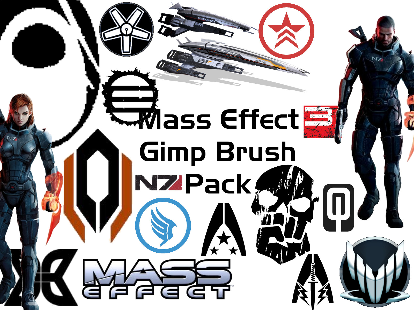 Mass Effect Gimp Brush Pack