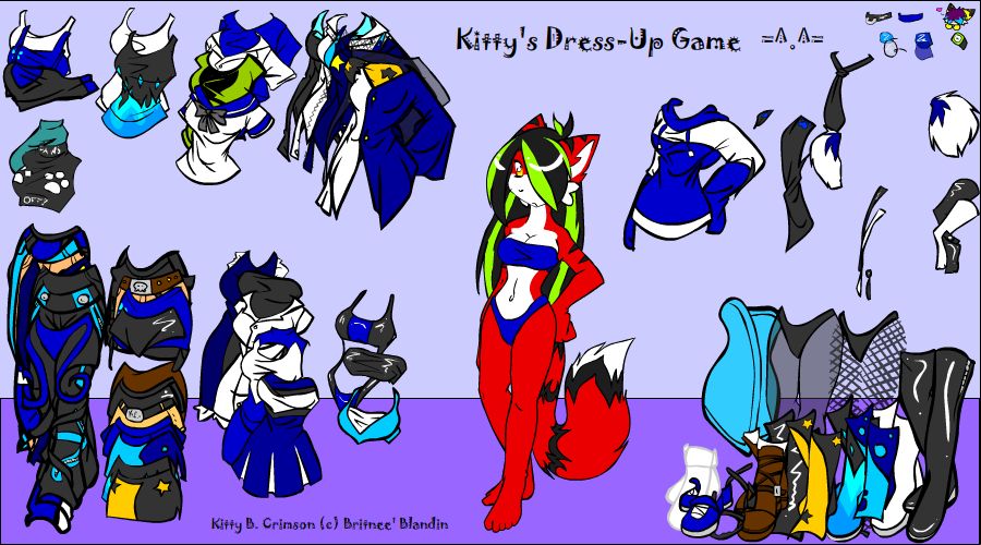 Kitty Dress Up Game