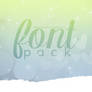 Font Pack!