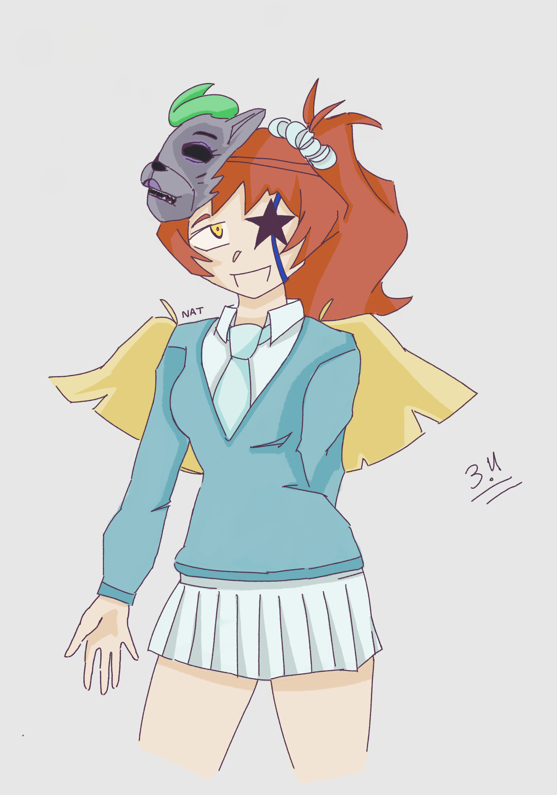 drawing of my friend's oc by mintty4real on DeviantArt