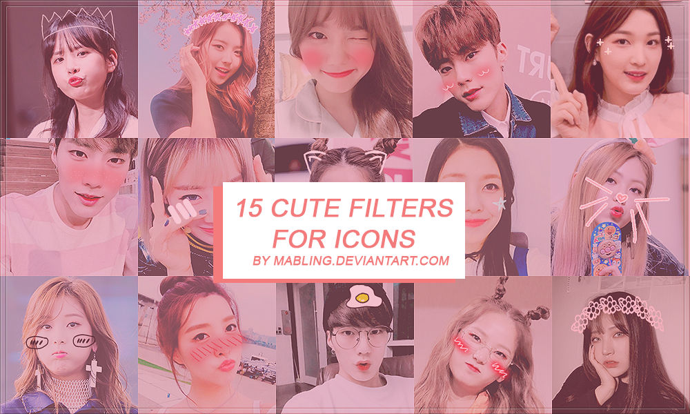 15 Cute Filters Pack By Mabling by mabling on DeviantArt