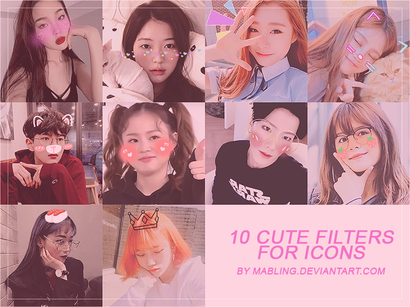 10 Cute Filters By Mabling by mabling on DeviantArt