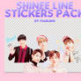 SHINEE Line Stickers by mabling