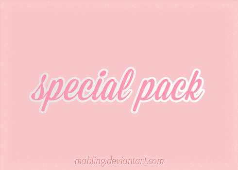 SPECIAL PACK - by Mabling