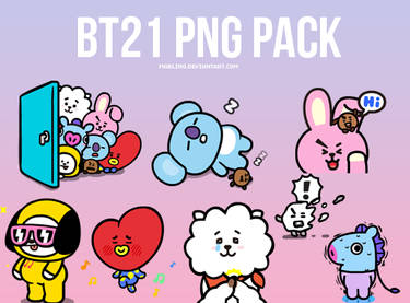 BT21 PNG PACK