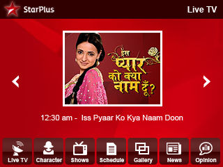 Star plus live tv show top
