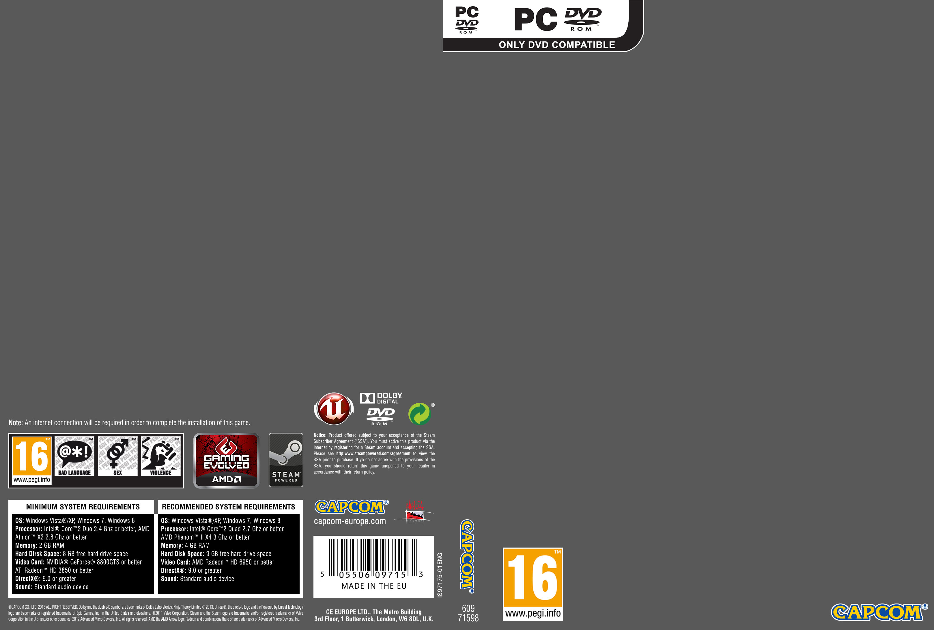 Pc Dvd Template Dmc By Xovyant On Deviantart
