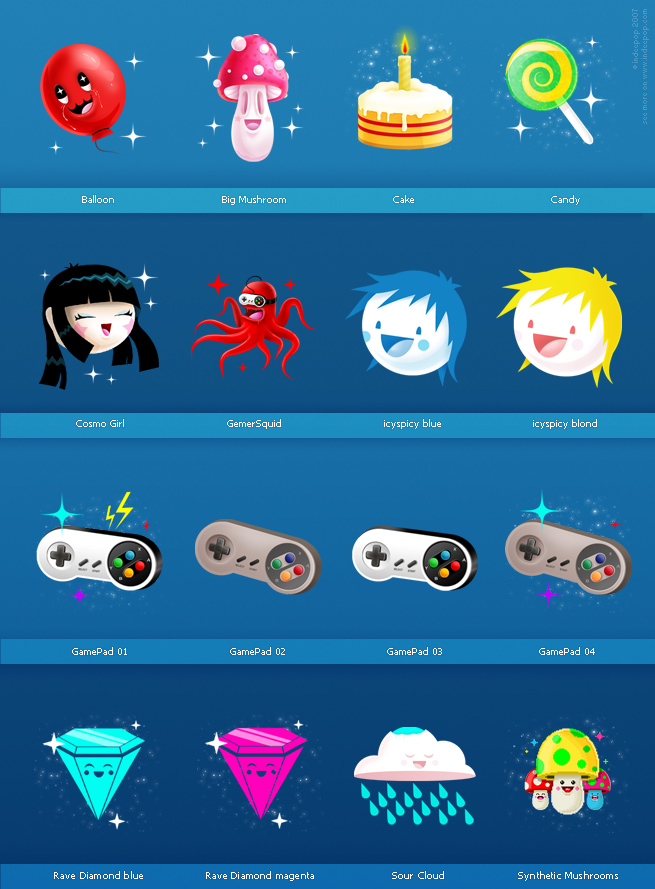 256x256 Icons Set 7