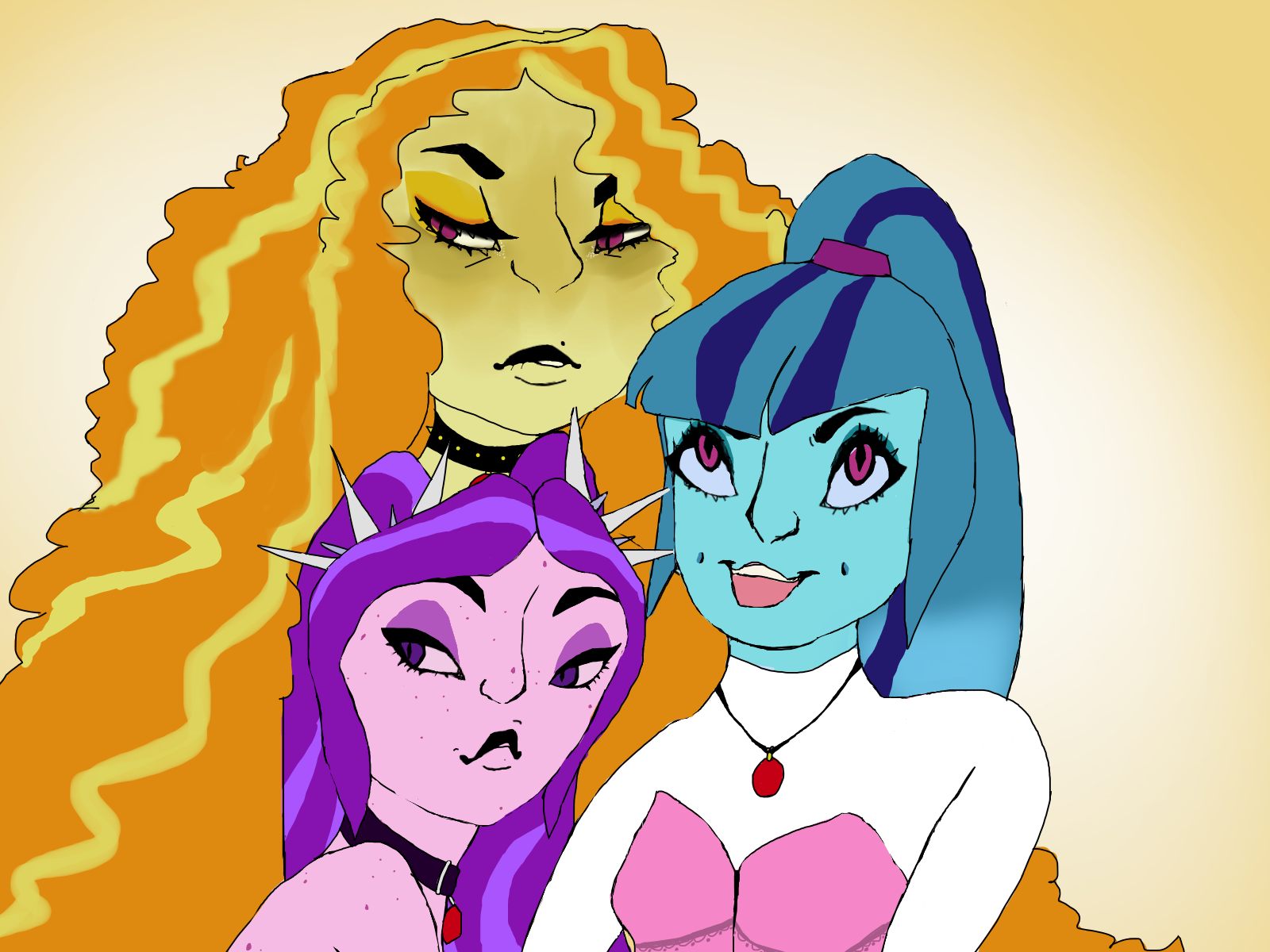 The Dazzlings by Doodlebott on DeviantArt