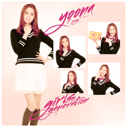 Pack PNG  YoonA(Girls Generation)