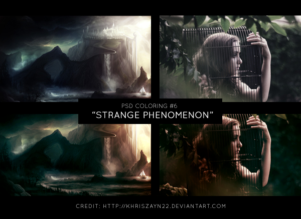 PSD Coloring #6 | Strange Phenomenon