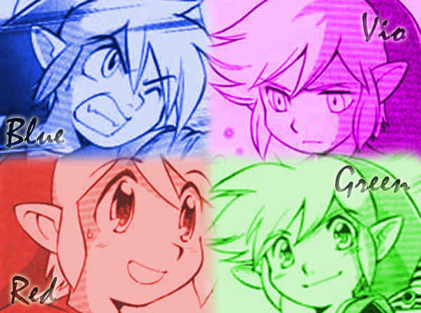 Four Swords Manga Personality And Colour Rant By Sdrseries On