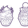 Cupcake Colour Pages