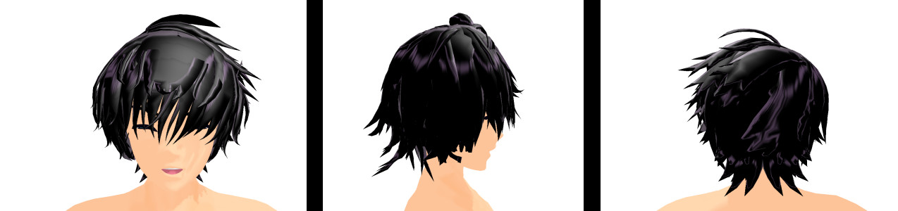 MMD.::MIX HandSome Hair DL::.