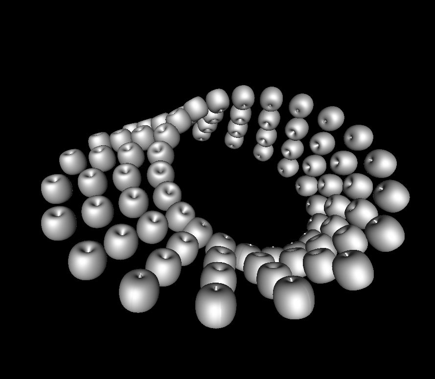 Eighty Apples On A Mobius Strip Surface By Mathmod On Deviantart