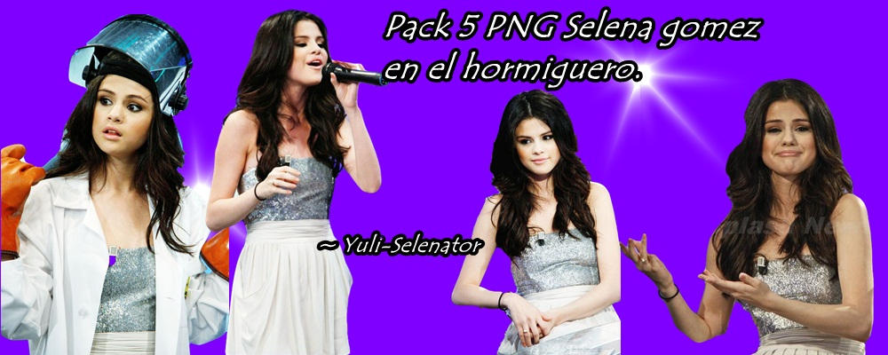 Pack Selena Gomez en el hormiguero 5 PNG by Yuli-Selenator on DeviantArt