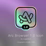 Arc Browser 1.0 Holographic Sticker Icon