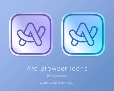 Arc Browser Winter Wonderland Icons