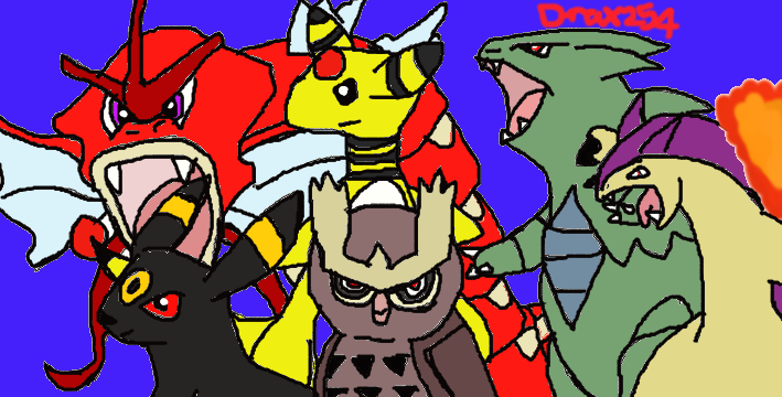 My Old Pokemon Soul Silver Team