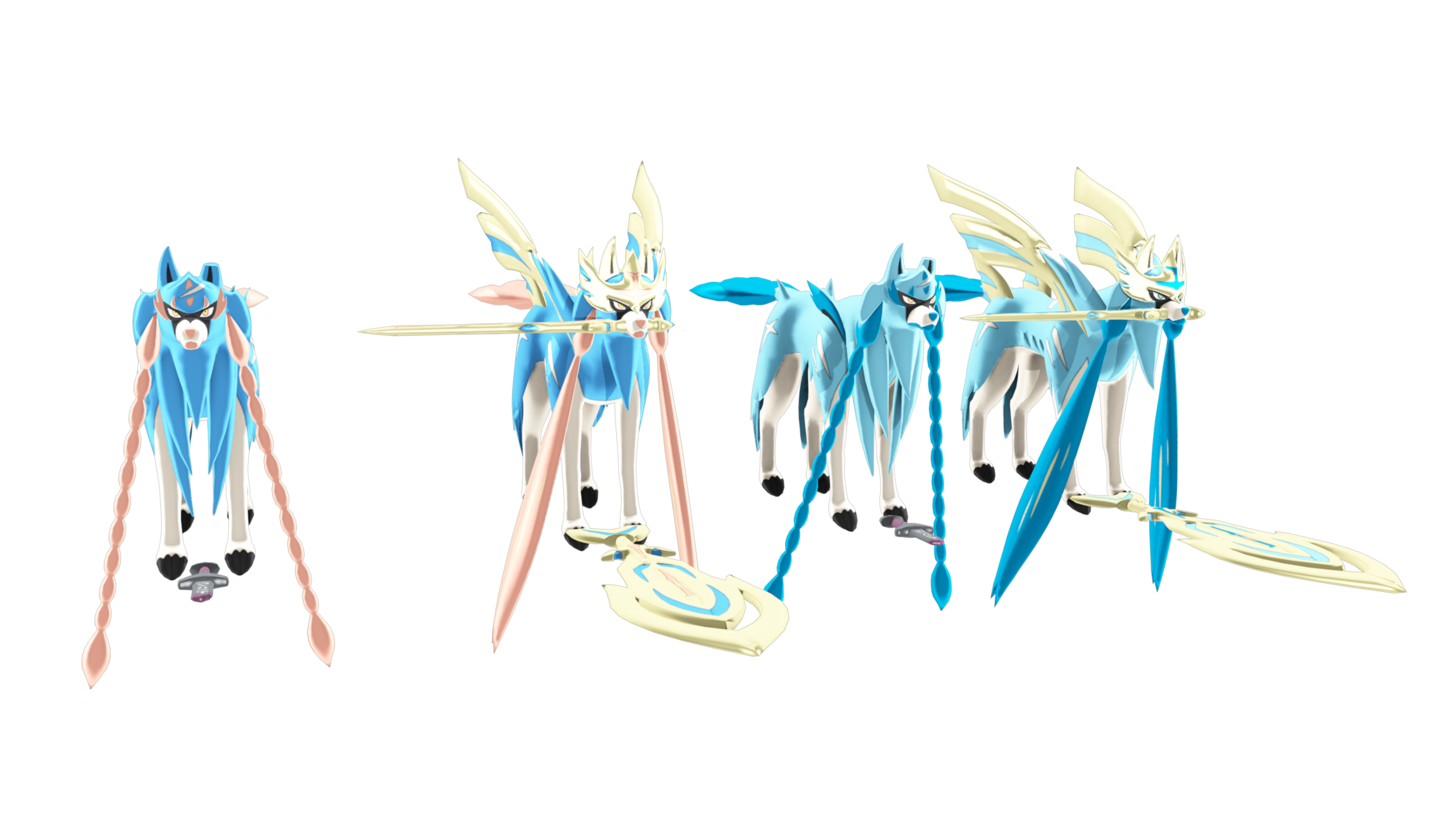 STL file Zacian pokemon sword 🐉・3D print design to download・Cults