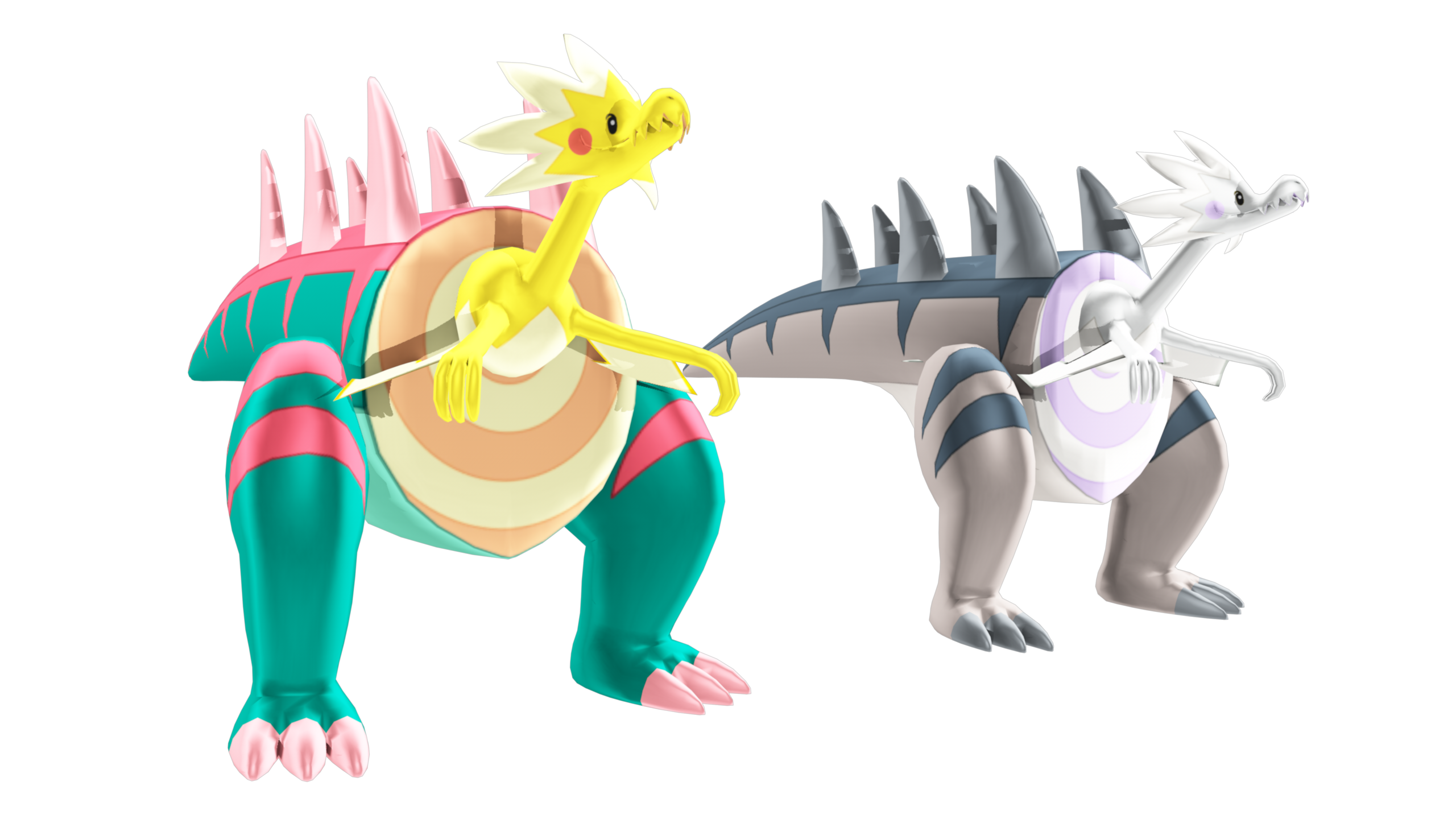 Miraidon 3D Model (FBX) - Pokemon Scarlet Violet by WingedZard64