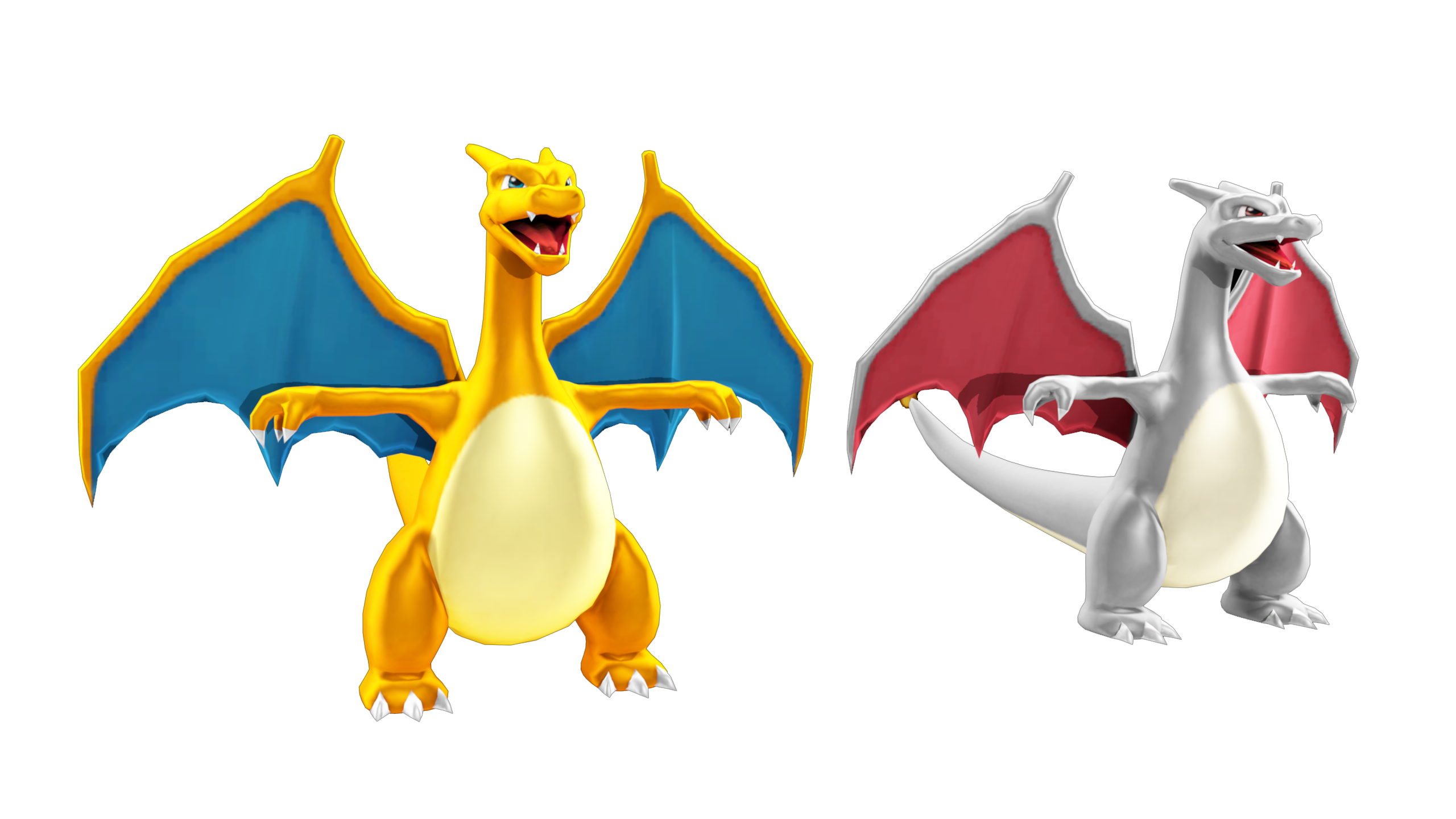 3DS - Pokémon Super Mystery Dungeon - #006 Mega Charizard X/Y - The Models  Resource