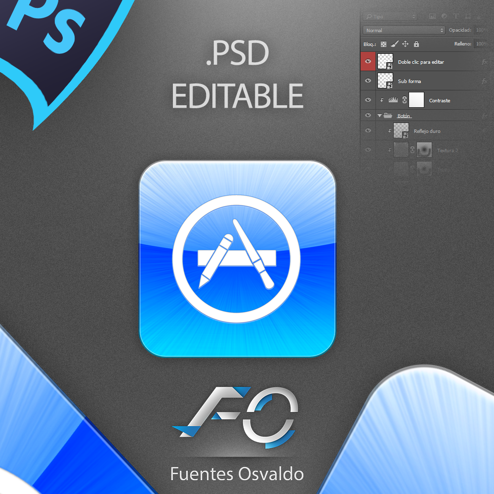 App Store Apple by Fuentes Osvaldo (.psd)