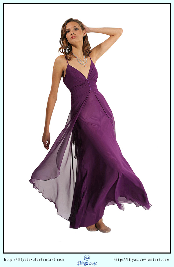 Purple Dress Ball Gown