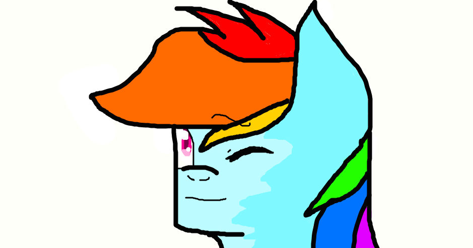 Rainbow Dash Doodle by DogDoodles on DeviantArt